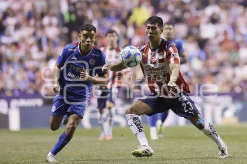 FÚTBOL . CRUZ AZUL VS GUADALAJARA