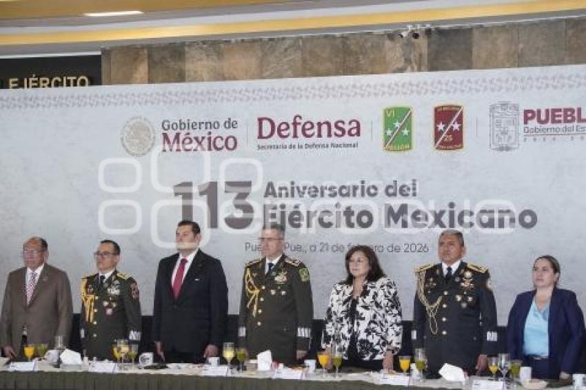 GOBIERNO ESTATAL . ANIVERSARIO EJERCITO MEXICANO