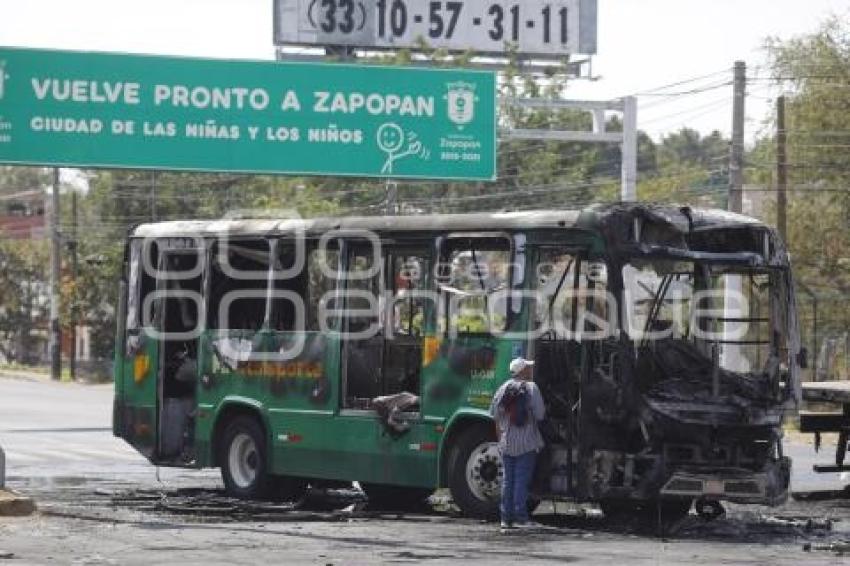 GUADALAJARA . NARCO BLOQUEOS