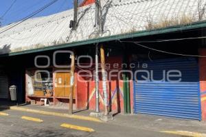 MERCADO MORELOS . CIERRE DE COMERCIOS