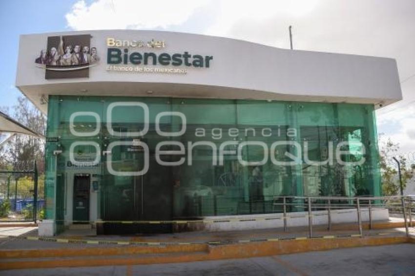 INCENDIO . BANCO DEL BIENESTAR