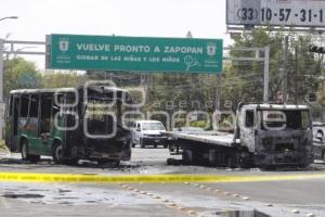 GUADALAJARA . NARCO BLOQUEOS