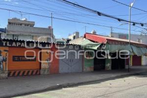 MERCADO MORELOS . CIERRE DE COMERCIOS