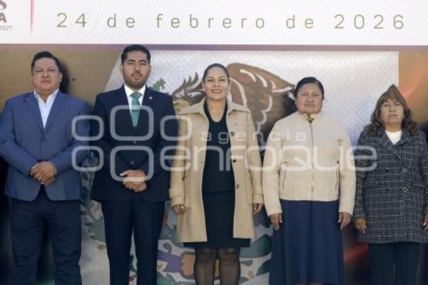 SAN ANDRÉS CHOLULA .  DÍA DE LA BANDERA