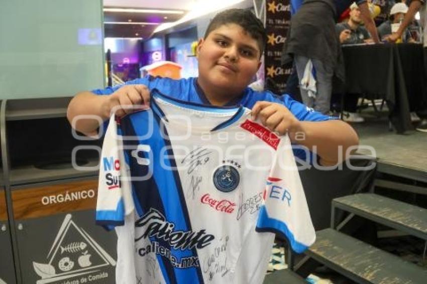 CLUB PUEBLA . FIRMA DE AUTÓGRAFOS