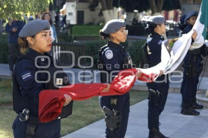 SAN ANDRÉS CHOLULA .  DÍA DE LA BANDERA