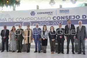 COPARMEX . TOMA DE COMPROMISO