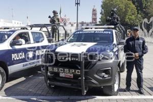 SAN PEDRO CHOLULA . OPERATIVO DE SEGURIDAD