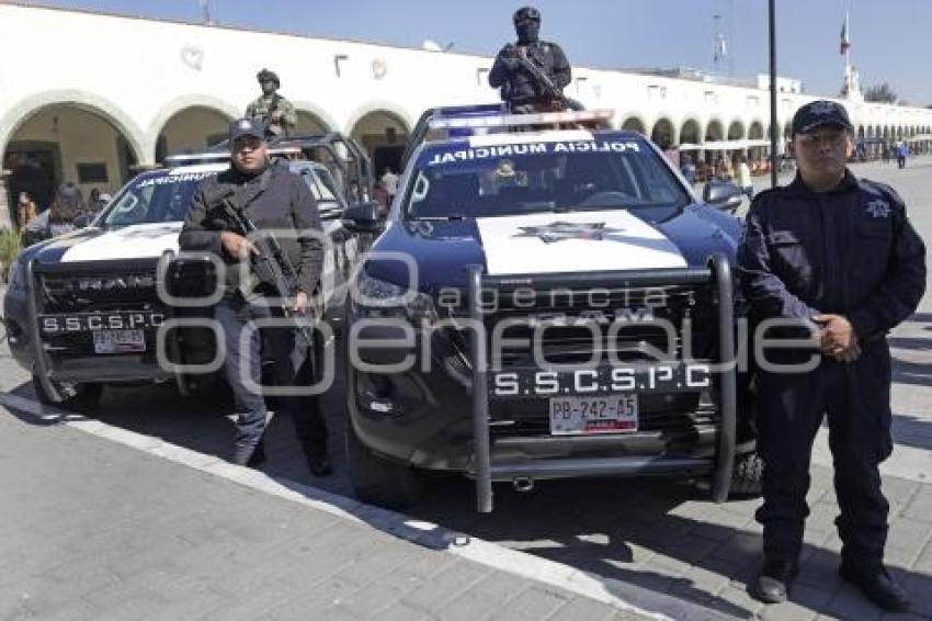 SAN PEDRO CHOLULA . OPERATIVO DE SEGURIDAD