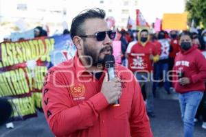 MANIFESTACIÓN 28 DE OCTUBRE . VÍA ATLIXCÁYOTL