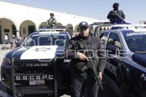 SAN PEDRO CHOLULA . OPERATIVO DE SEGURIDAD