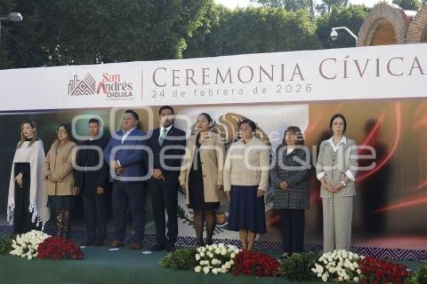 SAN ANDRÉS CHOLULA .  DÍA DE LA BANDERA