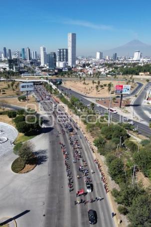 MANIFESTACIÓN 28 DE OCTUBRE . VÍA ATLIXCÁYOTL