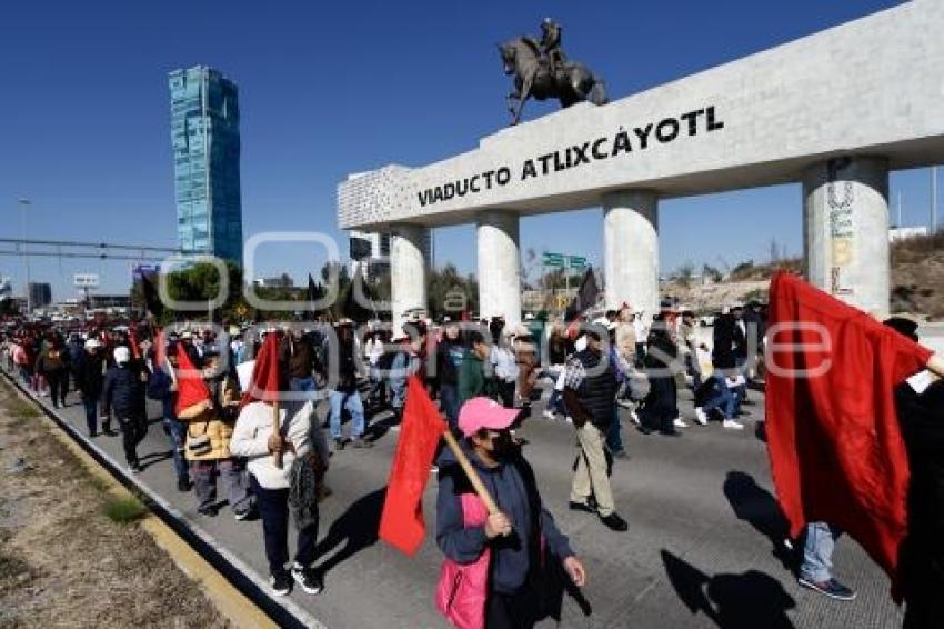 MANIFESTACIÓN 28 DE OCTUBRE . VÍA ATLIXCÁYOTL