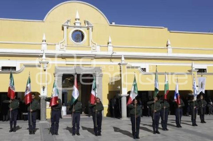 SAN ANDRÉS CHOLULA .  DÍA DE LA BANDERA