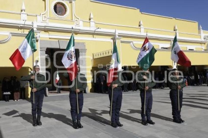 SAN ANDRÉS CHOLULA .  DÍA DE LA BANDERA