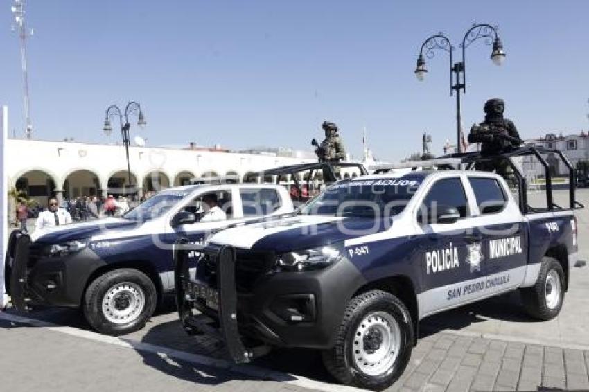 SAN PEDRO CHOLULA . OPERATIVO DE SEGURIDAD
