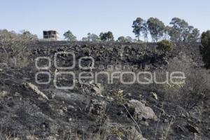 INCENDIO . CERRO ZAPOTECAS 