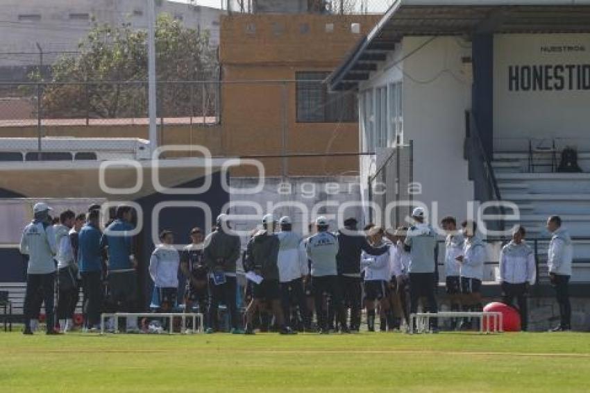 CLUB PUEBLA . ENTRENAMIENTO