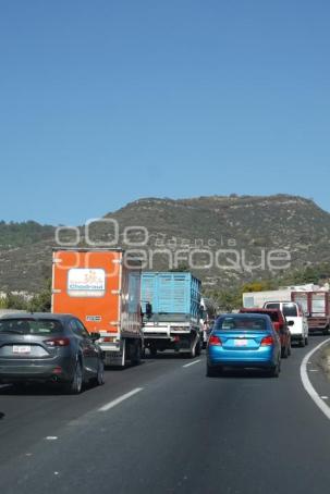 TLAXCALA . TRÁFICO VEHICULAR