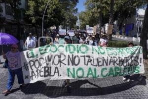 MANIFESTACIÓN . AMBIENTALISTASA