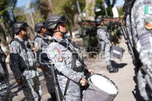 TLAXCALA . IZAMIENTO A LA BANDERA