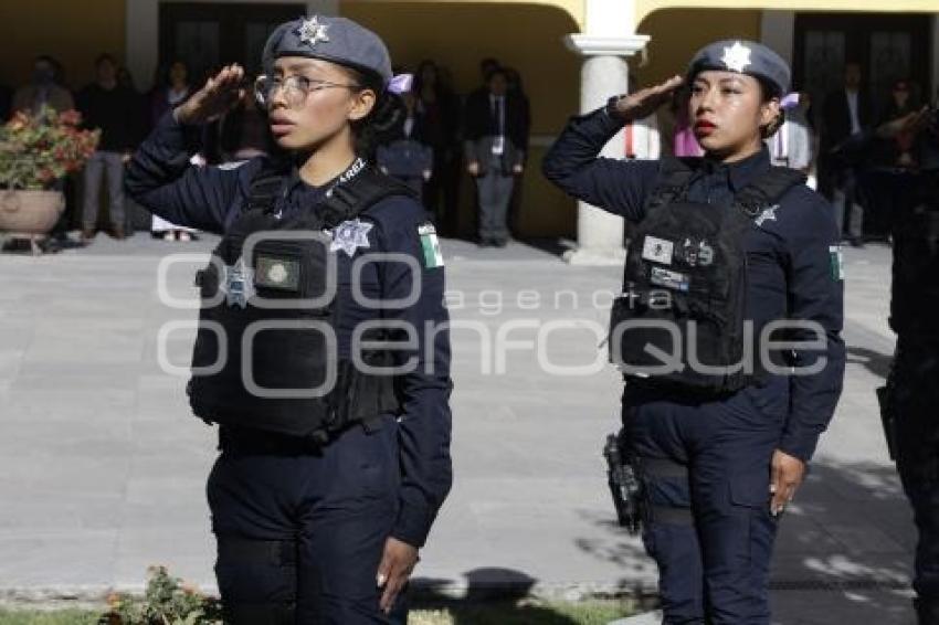 SAN ANDRÉS CHOLULA . CEREMONIA CÍVICA