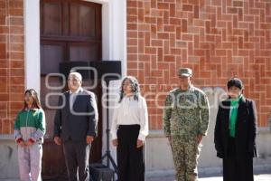 TLAXCALA . IZAMIENTO A LA BANDERA