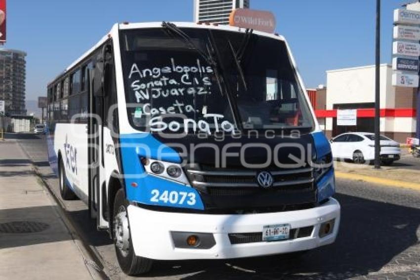 GOBIERNO ESTATAL . TRANSPORTE TEMPORAL