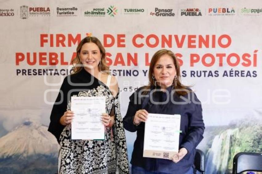 TURISMO . FIRMA DE CONVENIO SAN LUIS POTOSÍ