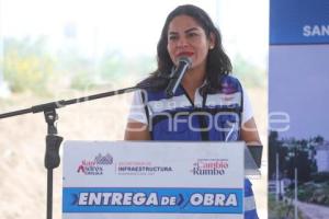 SAN ANDRÉS CHOLULA . ENTREGA DE OBRA