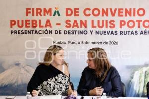 TURISMO . FIRMA DE CONVENIO SAN LUIS POTOSÍ