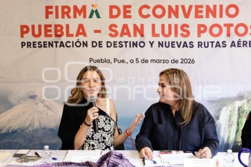 TURISMO . FIRMA DE CONVENIO SAN LUIS POTOSÍ