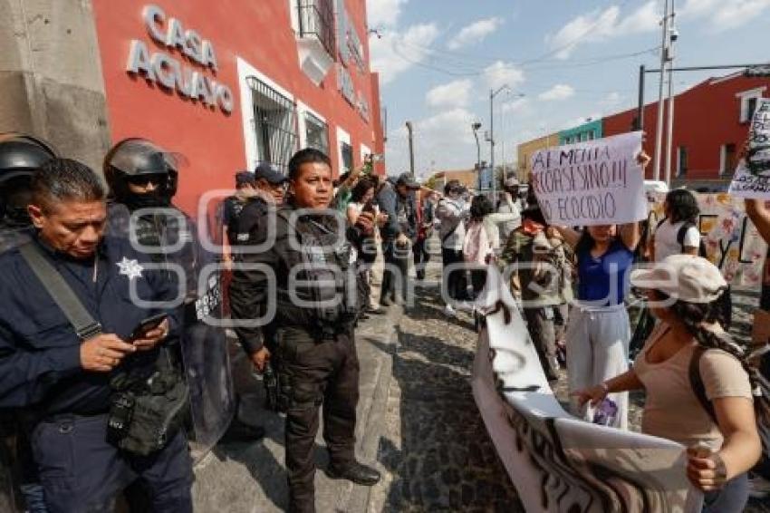 MANIFESTACIÓN . AMBIENTALISTAS