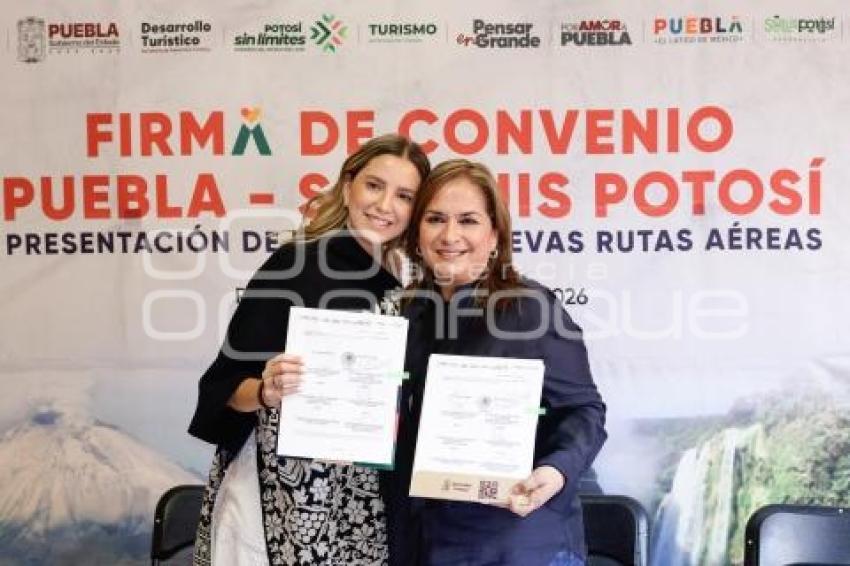 TURISMO . FIRMA DE CONVENIO SAN LUIS POTOSÍ