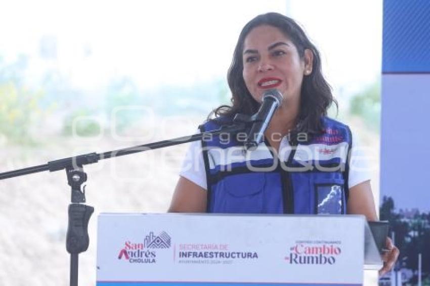 SAN ANDRÉS CHOLULA . ENTREGA DE OBRA