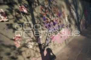 TLAXCALA . COLOCACIÓN DE VALLAS 8M