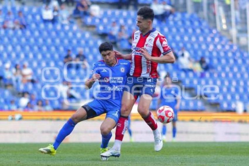 FÚTBOL . CRUZ AZUL VS SAN LUIS