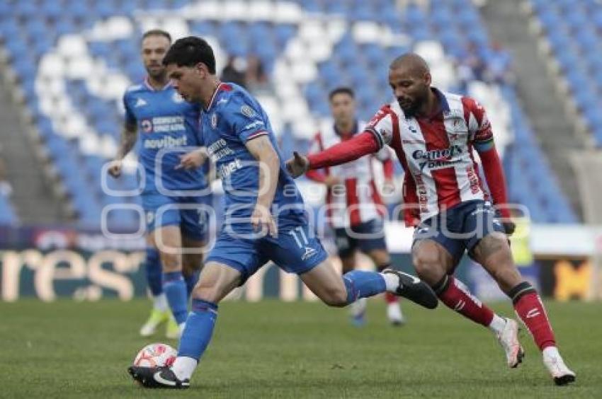 FÚTBOL . CRUZ AZUL VS SAN LUIS