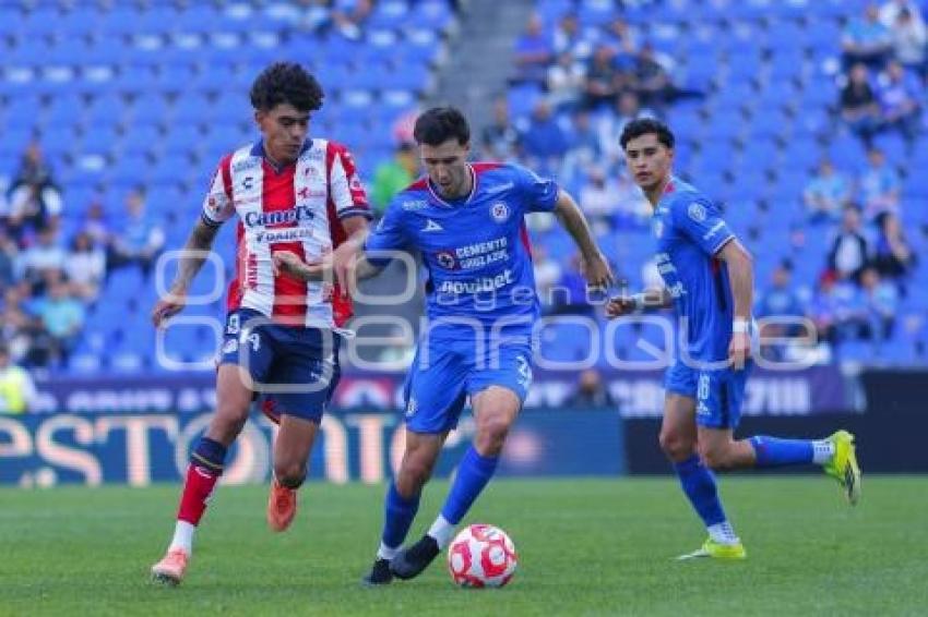 FÚTBOL . CRUZ AZUL VS SAN LUIS