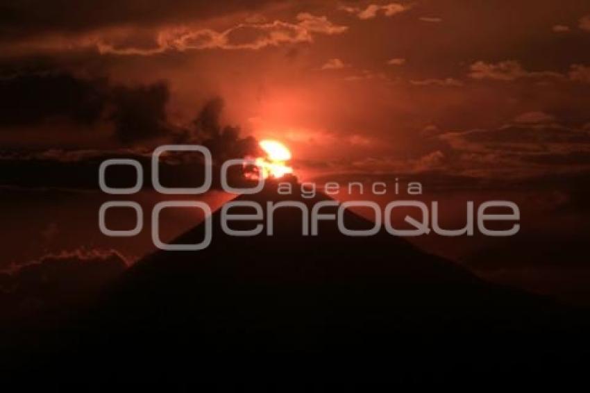 VOLCÁN POPOCATÉPETL ATARDECER 