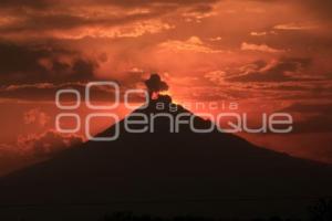 VOLCÁN POPOCATÉPETL ATARDECER 