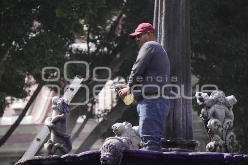 FUENTE SAN MIGUEL . LIMPIEZA 8M