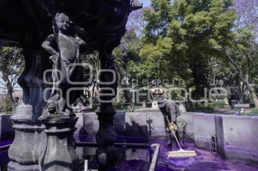 FUENTE SAN MIGUEL . LIMPIEZA 8M