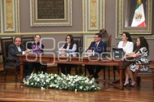 CONGRESO . FIRMA DE CONVENIO IMSS