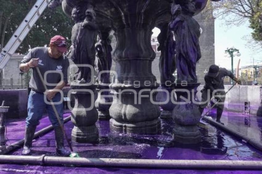 FUENTE SAN MIGUEL . LIMPIEZA 8M