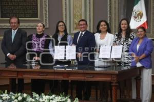 CONGRESO . FIRMA DE CONVENIO IMSS