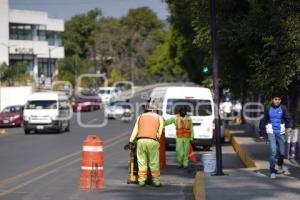 TLAXCALA . TRABAJOS DE BACHEO