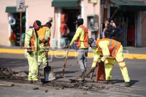 TLAXCALA . TRABAJOS DE BACHEO