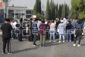 MANIFESTACIÓN . AVENIDA LAS MARGARITAS